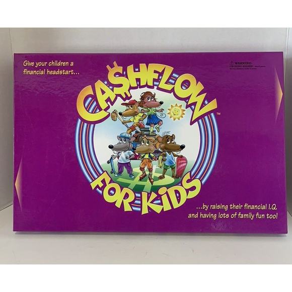 Vtg 1999 Edition Cashflow‎ For Kids Board Game Rich Dad Poor Dad Robert Kiyosaki - Picture 1 of 5